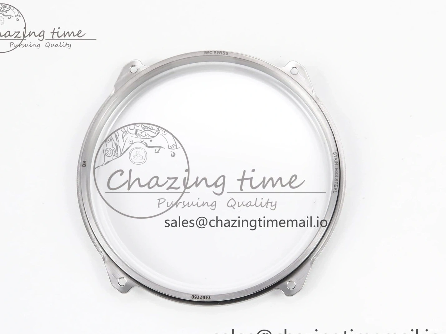 MIROTIME 0302 OnTrend Portugieser Automatic 42mm SS APSF 1:1 Best Edition White RG Dial on Black Leather Strap A 7010